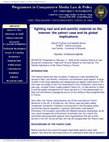 Research paper thumbnail of Fighting Nazi and Anti-Semitic Material on the Internet: The Yahoo! Case and Its Global Implications