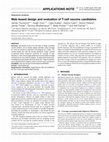 Research paper thumbnail of Web-based design and evaluation of T-cell vaccine candidates