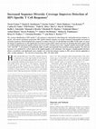 Research paper thumbnail of Increased Sequence Diversity Coverage Improves Detection of HIV-Specific T Cell Responses