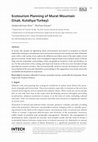 Research paper thumbnail of Ecotourism Planning of Murat Mountain