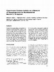 Research paper thumbnail of Cytochrome oxidase activity as a measure of synaptogenesis by mutifunctional neuron L7 ofAplysia