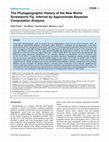 Research paper thumbnail of The Phylogeographic History of the New World Screwworm Fly, Inferred by Approximate Bayesian Computation Analysis