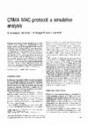 Research paper thumbnail of CRMA MAC protocol: A simulative analysis