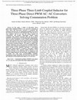 Research paper thumbnail of Three-Phase Three-Limb Coupled Inductor for Three-Phase Direct PWM AC–AC Converters Solving Commutation Problem