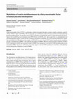 Research paper thumbnail of Modulation of matrix metalloproteases by ciliary neurotrophic factor in human placental development