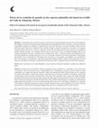 Research paper thumbnail of Efecto de la exclusión de ganado en dos especies palatables del matorral xerófilo del Valle de Tehuacán, México