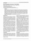 Research paper thumbnail of Rare Periampullary Carcinoma: A Case Report