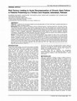 Research paper thumbnail of Risk Factors Leading to Acute Decompensation of Chronic Heart Failure in Patients Presenting to a Tertiary Care Hospital, Islamabad, Pakistan