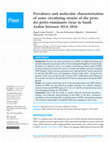 Research paper thumbnail of Prevalence and molecular characterization of some circulating strains of the peste-des-petits-ruminants virus in Saudi Arabia between 2014–2016