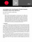 Research paper thumbnail of An evaluation of the visual demands of portable telematics technologies among young adult drivers