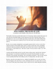 Research paper thumbnail of "Welcoming the Hand of God," by VK McCarty