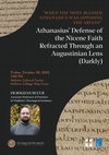 Research paper thumbnail of Fr Bogdan Bucur, Athanasius through an Augustinian Lens (Boston, Fri, Oct 20, 7pm)