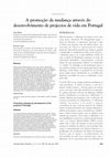 Research paper thumbnail of A promoção da mudança através do desenvolvimento de projectos de vida em Portugal