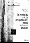 Research paper thumbnail of La responsabilité des administrateurs des sociétés de capitaux: légistes et juristes face à la quantification des préjudices