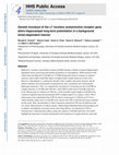 Research paper thumbnail of Genetic knockout of the α7 nicotinic acetylcholine receptor gene alters hippocampal long-term potentiation in a background strain-dependent manner