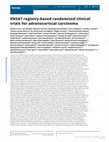 Research paper thumbnail of ENSAT registry-based randomized clinical trials for adrenocortical carcinoma