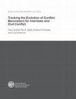 Research paper thumbnail of Tracking the Evolution of Conflict: Barometers for Interstate and Civil Conflict