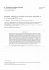 Research paper thumbnail of Monitoring, modeling and assessment of water quality and quantity in River Pinios, using ARIMA models