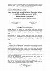 Research paper thumbnail of Harp Gemisi Seyir Jurnali Defterleri Üzerinden Sultan II. Abdülhamid Donanmasının Tahlili