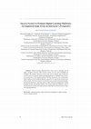 Research paper thumbnail of Success Factors to Promote Digital Learning Platforms: An Empirical Study From an Instructor’s Perspective