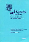 Research paper thumbnail of F. Biermann, Review: Błażej M. Stanisławski, Garncarstwo wczesnośredniowiecznego Wolina [Pottery of early medieval Wolin], Wrocław 2012. In: Baltische Studien 98, 2012, 204–206.