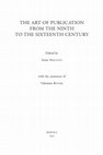 Research paper thumbnail of Errors in Archetypes and Pubblication. Observations on the Tradition of Dante's Work, in The Art of Pubblication from the Ninth to the Sixteenth Century, ed. by S. NISKANEN, with the assistance of V. ROVERE, Brepols, Turnhout, 2023, pp. 269-92.