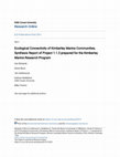 Research paper thumbnail of Ecological Connectivity of Kimberley Marine Communities: A Synthesis Report