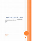 Research paper thumbnail of Kronolojik Rapor - Swot Analiz Raporlanması