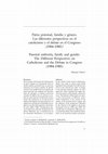 Research paper thumbnail of Patria potestad, familia y género. Las diferentes perspectivas en el catolicismo y el debate en el Congreso (1984-1985)