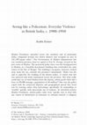 Research paper thumbnail of Seeing like a Policeman: Everyday Violence in British India, c. 1900–1950