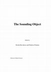 Research paper thumbnail of The Sounding Object Edited by