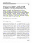 Research paper thumbnail of Comment on the letter of the Society of Vertebrate Paleontology (SVP) dated April 21, 2020 regarding “Fossils from conflict zones and reproducibility of fossil-based scientific data”: Myanmar amber