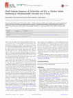 Research paper thumbnail of Draft Genome Sequence of Escherichia coli S51, a Chicken Isolate Harboring a Chromosomally Encoded mcr-1 Gene