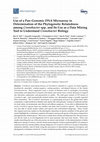 Research paper thumbnail of Use of a Pan-Genomic DNA Microarray in Determination of the Phylogenetic Relatedness among Cronobacter spp. and Its Use as a Data Mining Tool to Understand Cronobacter Biology