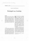 Research paper thumbnail of Estranged Labor Learning