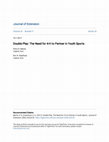 Research paper thumbnail of Double Play: The Need for 4-H to Partner in Youth Sports