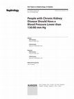 Research paper thumbnail of Title Page. People with Chronic Kidney Disease Should Have a Blood Pressure Lower than 130/80 mm Hg