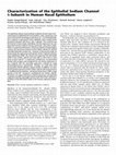 Research paper thumbnail of [Characterization of the epithelial sodium channel in human pre-eclampsia syncytiotrophoblast]