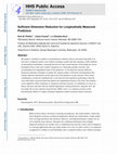 Research paper thumbnail of Sufficient dimension reduction for longitudinally measured predictors