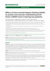 Research paper thumbnail of Effect of intra-arterial heparin flushing (IAHF) to prestin and vascular endothelial growth factor (VEGF) level in hearing loss patients