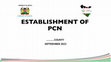 Research paper thumbnail of PRIMARY HEALTH CARE NETWOTK ESTABLISHMENT