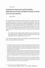 Research paper thumbnail of Focalization, Immersion and Fictionality: Shifts between Female and Male Pronouns in Greek Lives of Cross-Dressers