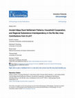 Research paper thumbnail of Ancient Maya Rural Settlement Patterns, Household Cooperation, and Regional Subsistence Interdependency in the Río Bec Area: Contributions from G-LiHT