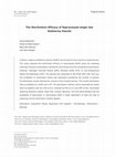 Research paper thumbnail of Eficácia da esterilização de canetas de bisturi elétrico de uso único reprocessadas