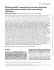 Research paper thumbnail of RNAcentral 2021: secondary structure integration, improved sequence search and new member databases