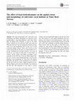 Research paper thumbnail of The effect of local hydrodynamics on the spatial extent and morphology of cold-water coral habitats at Tisler Reef, Norway