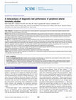 Research paper thumbnail of A meta-analysis of diagnostic test performance of peripheral arterial tonometry studies