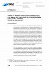 Research paper thumbnail of Entrevista a Sergio Andricain: Sobre el premio Fundación Cuatrogatos, o el valor del prestigio en la selección de literatura infantil