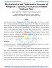 Research paper thumbnail of Physicochemical and Phytochemical Screening of Fenugreek (Trigonella foenum greacum) Indian Medicinal Plant