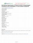 Research paper thumbnail of Motivational Determinants of Physical Activity in Disadvantaged Populations with (Pre)Diabetes: A Cross-Cultural Comparison